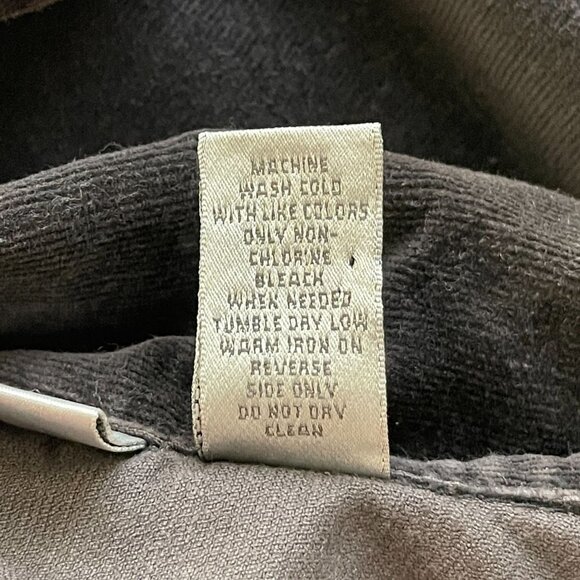 Chico's Long Sleeve Button Front Brown Corduroy Cotton Blend Jacket Size 0 Small - Picture 6 of 7